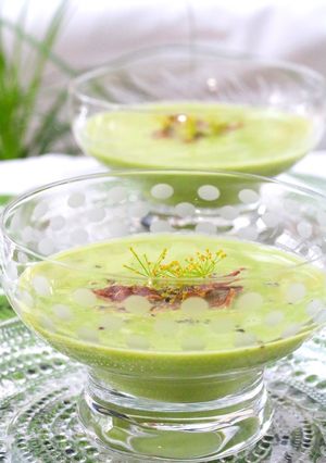 エンドウ豆のスープ-レシピのメイン写真