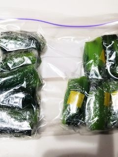 ほうれん草・小松菜の冷凍保存-レシピのメイン写真