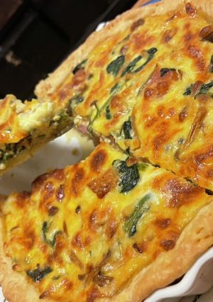 ベーコンとほうれん草としめじのキッシュ-レシピのメイン写真