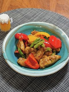 彩り夏野菜と鶏胸肉のカレー炒め-レシピのメイン写真