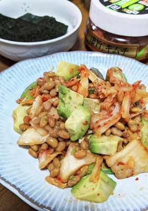 アボキムなっとぅ焼海苔包み-レシピのメイン写真
