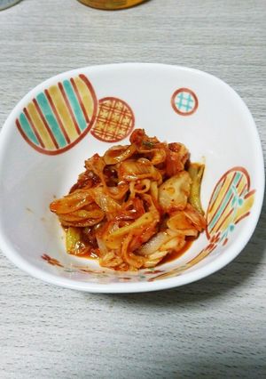 長ネギキムチ炒め-レシピのメイン写真
