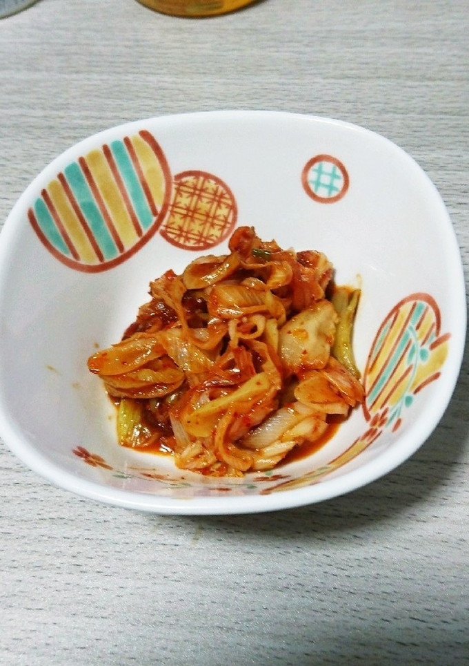 長ネギキムチ炒め-レシピのメイン写真