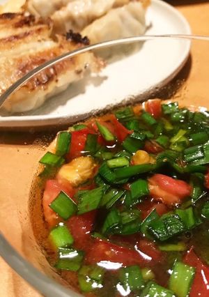 ニラトマ醤油だれ-レシピのメイン写真