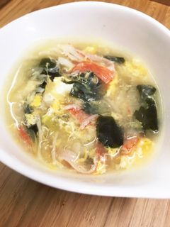 すぐ出来る簡単中華スープ-レシピのメイン写真