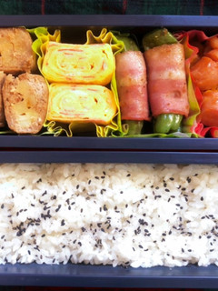 高校生弁当日記(ポテト入り肉団子弁当編)-レシピのメイン写真