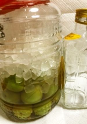 ばあばの簡単　梅のウイスキー漬け-レシピのメイン写真