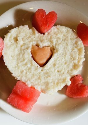 ハートの蒸しパン♡わんちゃん用-レシピのメイン写真