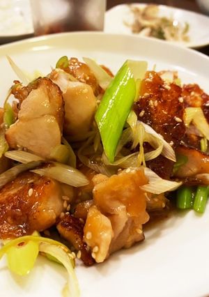 鶏肉とネギのポン酢炒め-レシピのメイン写真