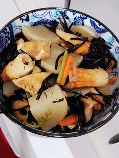 長ひじきと春大根の煮物-レシピのメイン写真