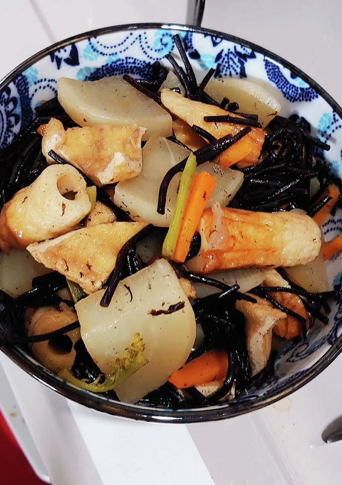 長ひじきと春大根の煮物-レシピのメイン写真