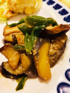 茄子とピーマンの味噌炒め-レシピのメイン写真