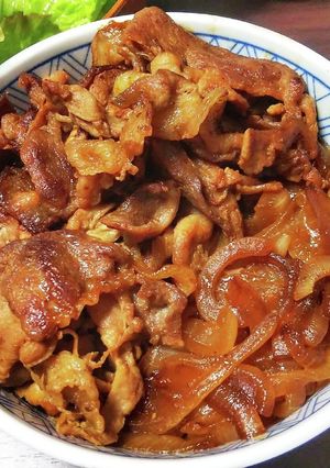 牛丼ならぬ、玉ねぎが美味しい「豚すき丼」-レシピのメイン写真
