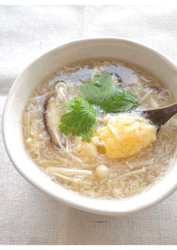 簡単レンジで！茶碗蒸しのカニあんかけ-レシピのメイン写真