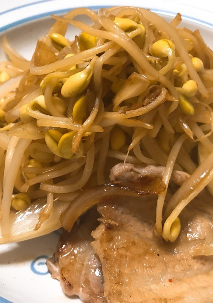 豆もやしとサムギョプサル-レシピのメイン写真