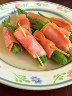 お弁当に〜簡単おくらベーコン巻き-レシピのメイン写真