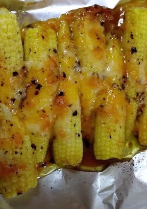 生ヤングコーンのホイル焼き-レシピのメイン写真