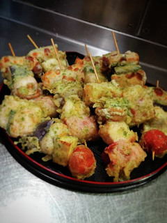 串でカラフル磯辺揚げ(❀≧↺≦❀)-レシピのメイン写真