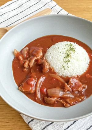 トマト缶で！我が家のハヤシライス-レシピのメイン写真