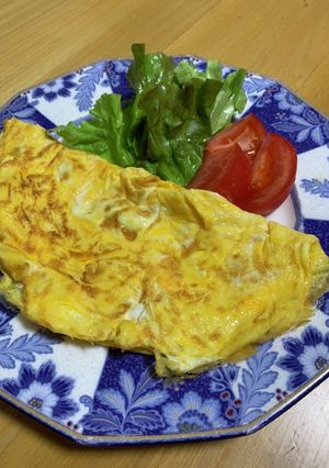 #オムレツ#朝食#コーンチーズオムレツ-レシピのメイン写真