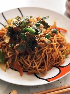辛うま!キムチ焼きそば-レシピのメイン写真