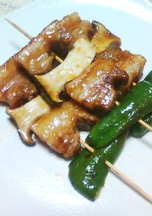 お手軽バーべキューソース★豚バラの串焼き-レシピのメイン写真