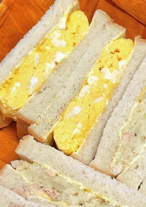 (甘く無い)ボリュームたまごサンド-レシピのメイン写真