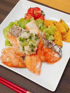 鮭のからあげおろしソース-レシピのメイン写真
