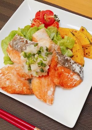 鮭のからあげおろしソース-レシピのメイン写真