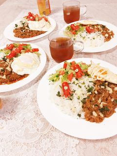 お夕食♡タコスライス♡令和3年5月24日-レシピのメイン写真