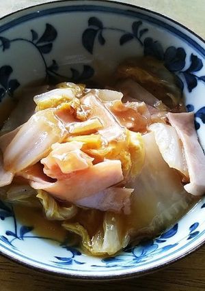 白菜とハムの甘酢あん-レシピのメイン写真