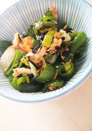 簡単に♪鮭入り無限ピーマン-レシピのメイン写真
