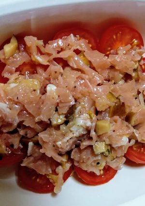 生ハムの食べるドレッシング-レシピのメイン写真