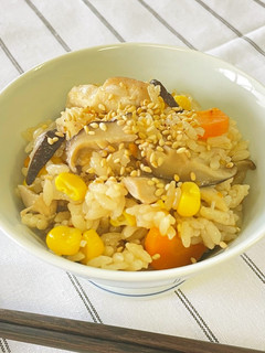 乾しいたけの炊き込みご飯-レシピのメイン写真