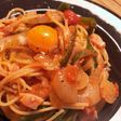 生卵とろとろ 濃厚ナポリタン?