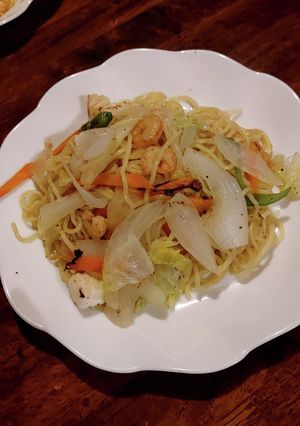 簡単塩焼きそば　私の場合-レシピのメイン写真