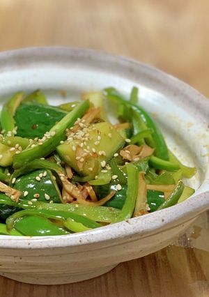大人の総菜⊛ピーマンでおつまみきゅうり-レシピのメイン写真