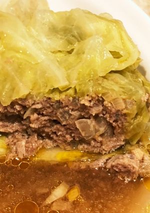 キャベツとひき肉のミルフィーユ-レシピのメイン写真