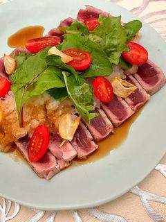 まぐろのカルパッチョ おろしポン酢ソース-レシピのメイン写真