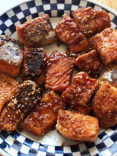 ご飯がススム!!鮭の甘辛竜田揚げ-レシピのメイン写真