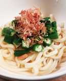 お吸い物の素で作る・レンチン汁なしうどん