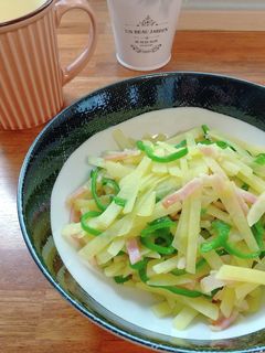 じゃがいもとピーマンのコンソメ炒め-レシピのメイン写真