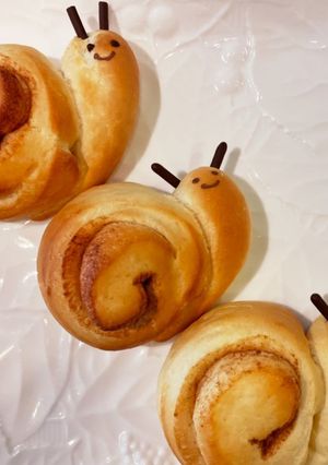かたつむりのシナモンロールパン-レシピのメイン写真