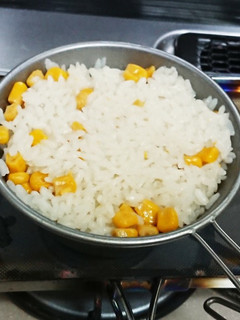 シェラカップ炊飯:コーン飯-レシピのメイン写真