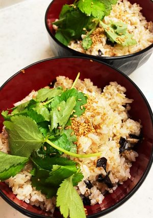 ズボラ 鮭と木耳炊き込みご飯-レシピのメイン写真