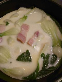 簡単♪チンゲン菜のクリーム煮-レシピのメイン写真