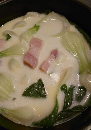 簡単♪チンゲン菜のクリーム煮-レシピのメイン写真