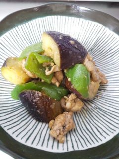 ご飯がすすむ豚肉となすピーマンのみそ炒め-レシピのメイン写真
