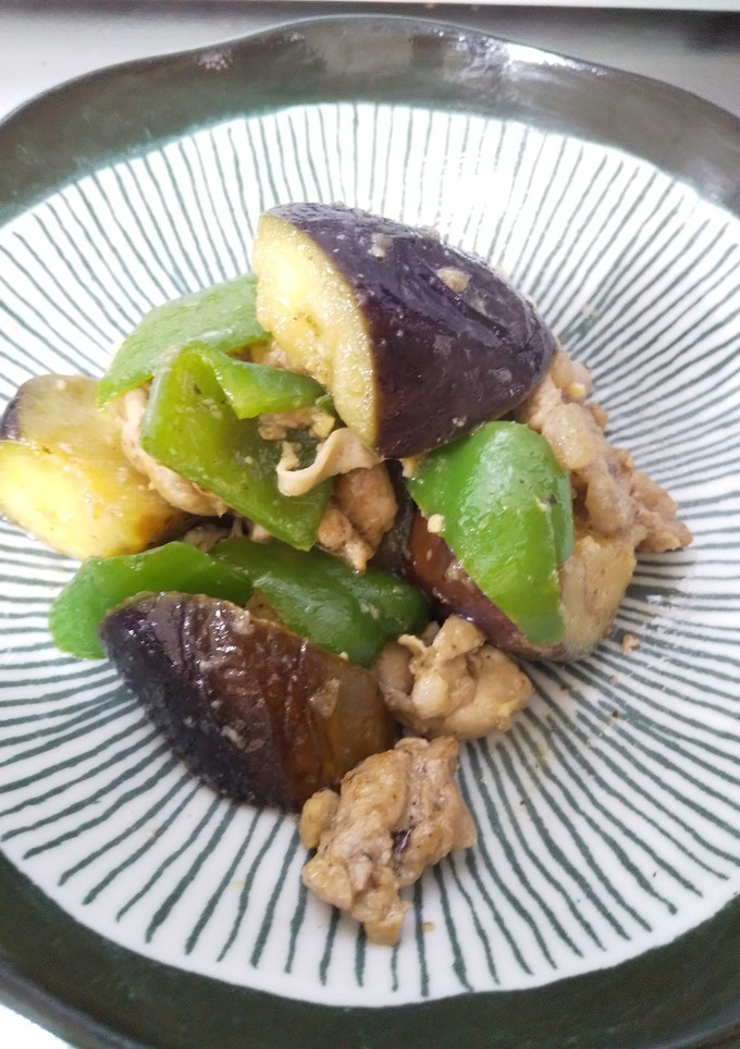 ご飯がすすむ豚肉となすピーマンのみそ炒め-レシピのメイン写真
