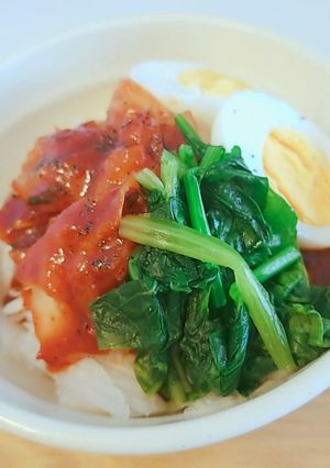 ぴりっとキムチビビン麺-レシピのメイン写真